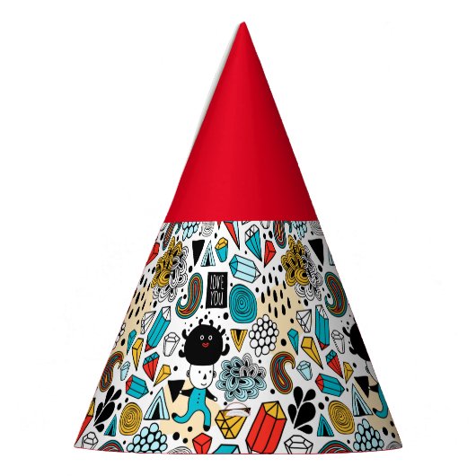 verrückter Kopf Partyhütchen (Links)