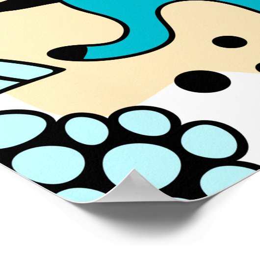 verrückter Kopf Poster (Ecke)