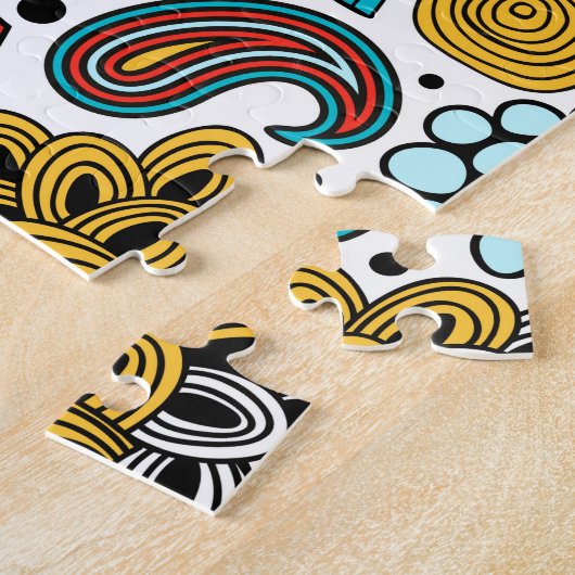 verrückter Kopf Puzzle (Seite)