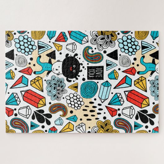 verrückter Kopf Puzzle (Horizontal)