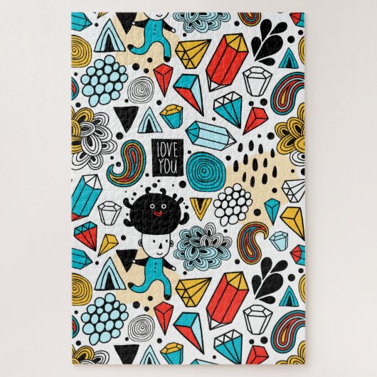 verrückter Kopf Puzzle (Vertikal)