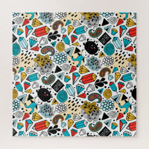 verrückter Kopf Puzzle