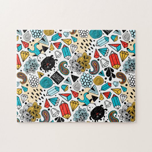 verrückter Kopf Puzzle (Horizontal)