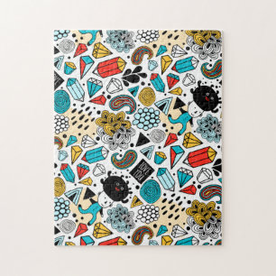 verrückter Kopf Puzzle