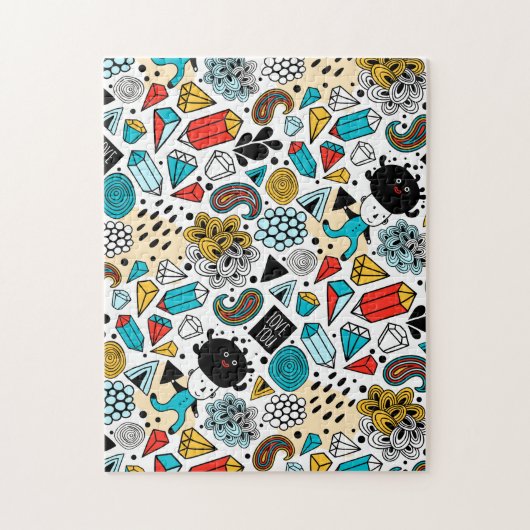 verrückter Kopf Puzzle (Vertikal)