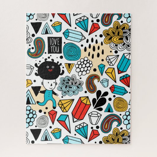 verrückter Kopf Puzzle (Vertikal)