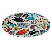 verrückter Kopf Schneidebrett (Ecke)