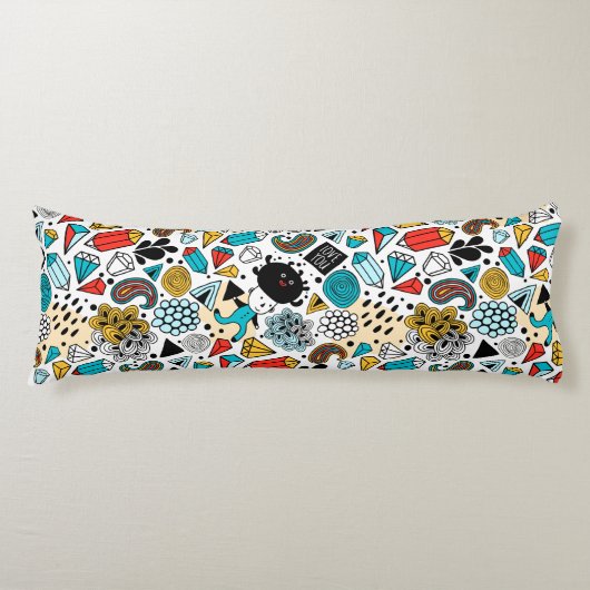 verrückter Kopf Seitenschläferkissen (Vorderseite)