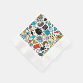 verrückter Kopf Serviette (Ecke)