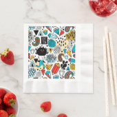 verrückter Kopf Serviette (Beispiel)