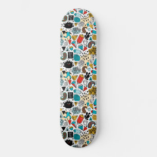verrückter Kopf Skateboard