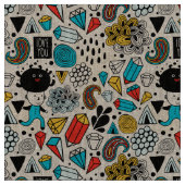 verrückter Kopf Stoff (Nahaufnahme)