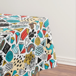 verrückter Kopf Tischdecke