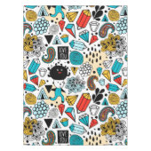 verrückter Kopf Tischdecke (Vorderseite)