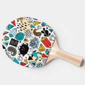 verrückter Kopf Tischtennis Schläger (Seitenansicht)