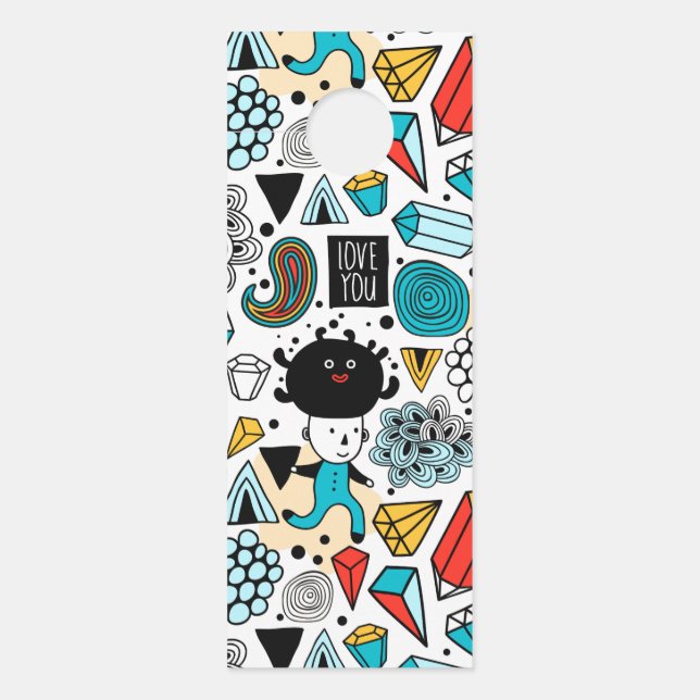 verrückter Kopf Türanhänger (Vorderseite)