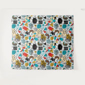 verrückter Kopf Wandteppich (Vorderseite (Horizontal))