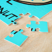 Verrückter Krapfen besprüht die Vanille, die süßen Puzzle (Seite)