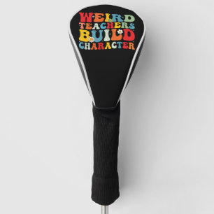 Verrückter Lehrer bildet Charakter Groovy Lehrer  Golf Headcover