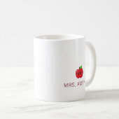 Verrückter Lehrer Personalisierter Name Kaffeetasse (VorderseiteRechts)