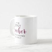 Verrückter Lehrer Personalisierter Name Kaffeetasse (Vorderseite Links)