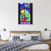 Verrückter leinwanddruck (Insitu (Schlafzimmer))