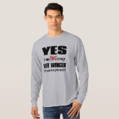 Verrückter links Winger T-Shirt (Vorne ganz)