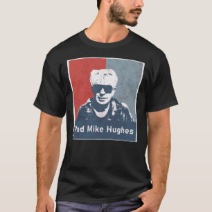 "Verrückter" Mike Hughes-Vintage-Farben Klassisch T-Shirt