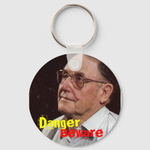 Verrückter Onkel Johnny Keychain! Schlüsselanhänger