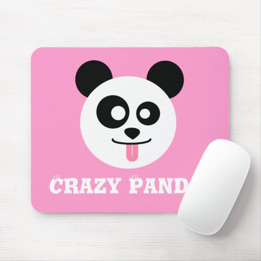 Verrückter Panda Mousepad (Mit Mouse)