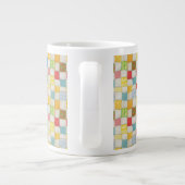 VERRÜCKTER PATCHWORK-GROßER BECHER Jumbo-Tasse (Rückseite)
