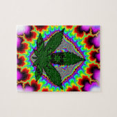 Verrückter Rauch-Unkraut-Spaß Rasta Puzzle (Horizontal)