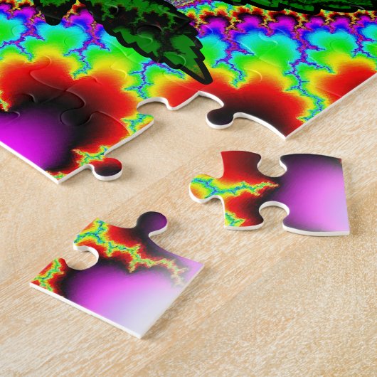 Verrückter Rauch-Unkraut-Spaß Rasta Puzzle (Seite)