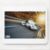 Verrückter Roadster-Drifter Mousepad (Vorne)