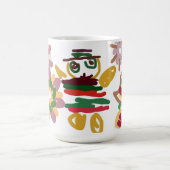 Verrückter Tanz Lebkuchen Kaffeetasse (Mittel)