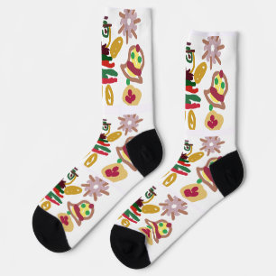 Verrückter Tanz Lebkuchen Socken