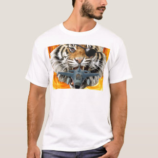 Verrückter Tiger T-Shirt