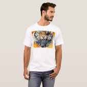 Verrückter Tiger T-Shirt (Vorne ganz)