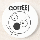 Verrückter Typ-Untersetzer Untersetzer (Vorne)