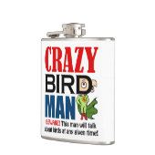 Verrückter Vogelmann Flachmann (Links)