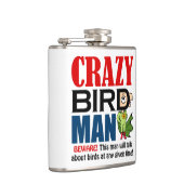 Verrückter Vogelmann Flachmann (Rechts)