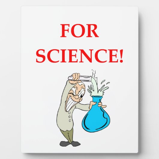 verrückter Wissenschaftler Fotoplatte (Vorderseite)