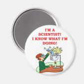 verrückter Witz Magnet (Vorderseite/Rückseite)