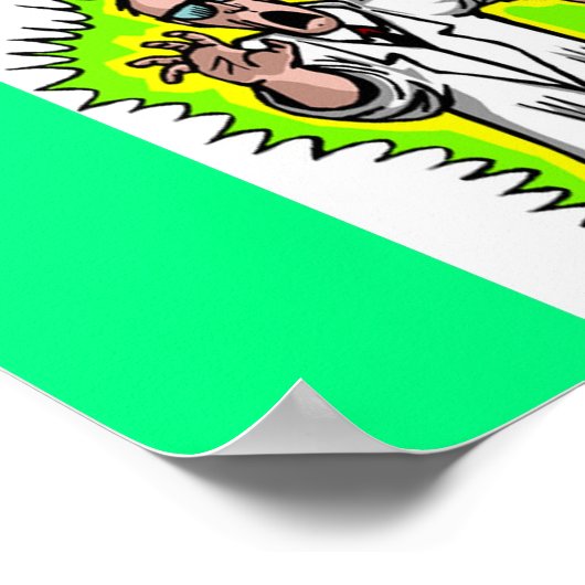 verrückter Witz Poster (Ecke)