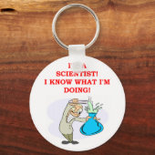 verrückter Witz Schlüsselanhänger (Vorderseite)