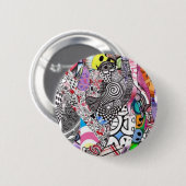 verrückter Zufallscharakter Button (Vorne & Hinten)