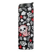 Verrücktes Babymuster Thermosbecher (Nach links gedreht)