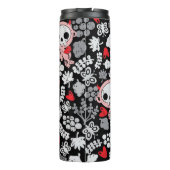 Verrücktes Babymuster Thermosbecher (Rückseite)