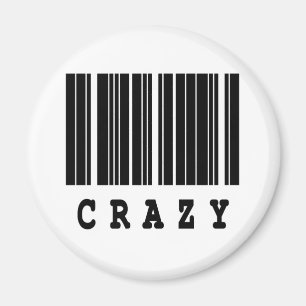verrücktes Barcodedesign Magnet
