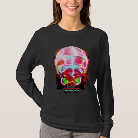 Verrücktes Dämonengesicht T-Shirt (Vorderseite)